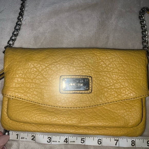 Nine West Cross Body Flap Pocket Bag - Yellow - Picture 6 of 8